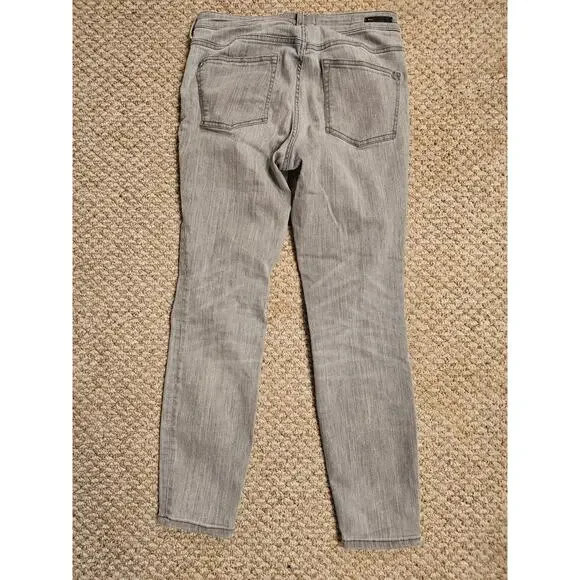 Anthropologie- Pilcro & The Letterpress High Rise Skinny Jeans in Grey Size 30 - Picture 3 of 5